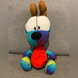 Rainbow Tie Dye “ Odie “ Garfield and friends